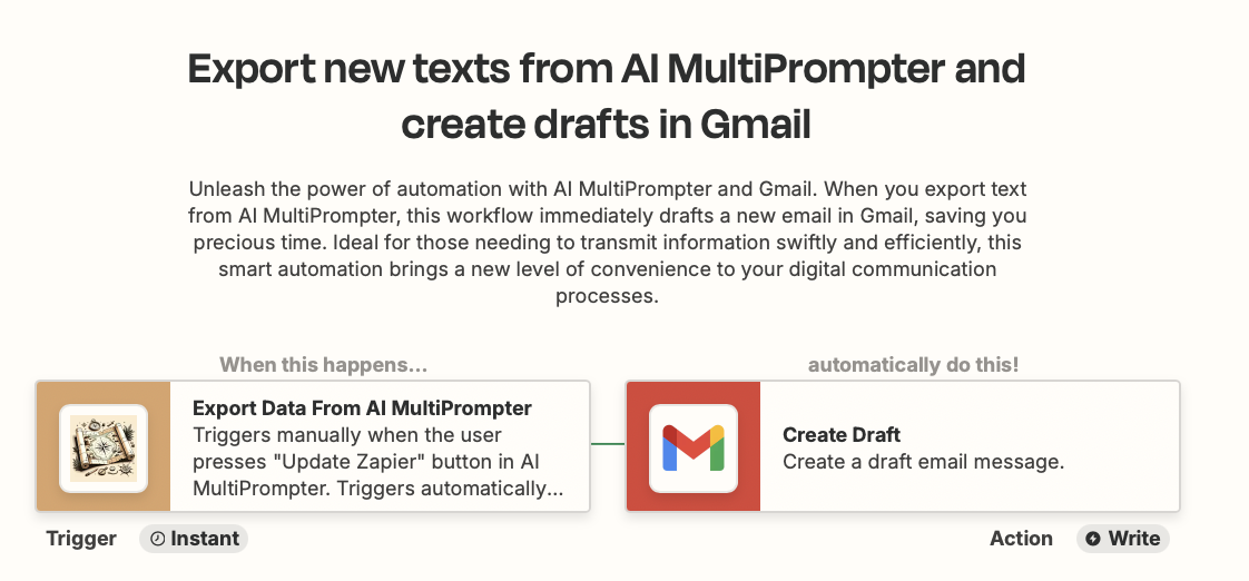 Ai multiprompter and gmail integration example 1