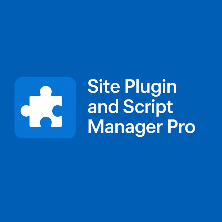 Site Plugin and Script Manager Pro
